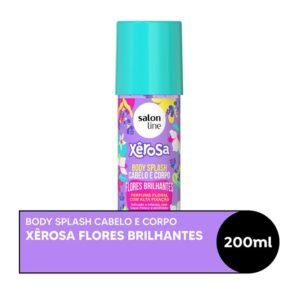 BODY SPLASH CABELO E CORPO SALON LINE XÊROSA FLORES BRILHANTES 200ML