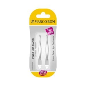 KIT PINÇAS MARCO BONI SOBRANCELHA COM 2 UNIDADES
