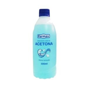 REMOVEDOR DE ESMALTE FARMAX COM ACETONA 500ML